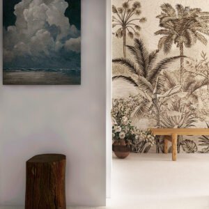 personalizzato albero di cocco vetro fatto a mano modello arte piastrelle del mosaico