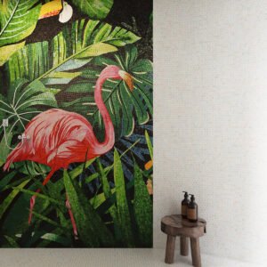 Mosaïque en verre – pour mur — BJ-182F522413CE