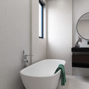 Glasmosaikfliesen – Weiß, Quadrate, für Pools – BJ-3395EFFC53CD