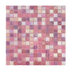 Purple & Pink Iridescent Stained Glass Mosaic Tile-BJTiles