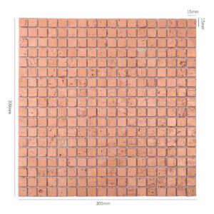 Mosaïque en marbre – or rose, feuille d’or