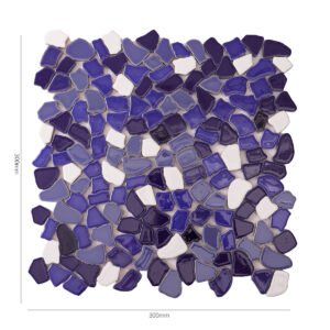 Piastrelle a mosaico in ceramica – blu