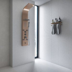 Creamy White Square Glass Mosaic Tiles for Swimming Pools