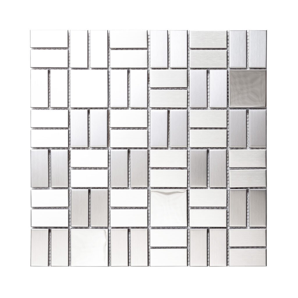 Piastrelle a mosaico in acciaio inossidabile