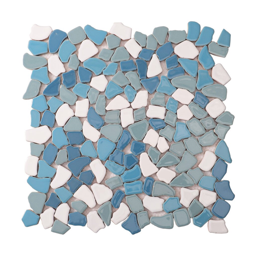 Piastrelle a mosaico in ceramica – a ciottoli