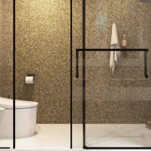 Mosaïque en verre – vert — BJ-0E89167040D7