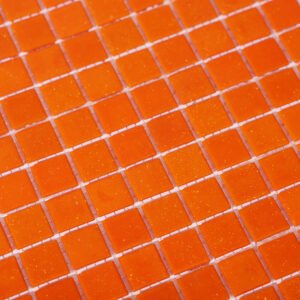 Mosaïque en verre – orange, pour sol — BJ-3E7B427D1F99