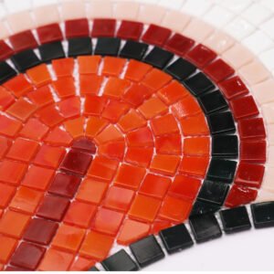 Glasmosaik-Kunstwerk – Künstlerisches Mosaikdesign