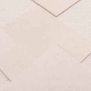 Piastrelle a mosaico in marmo – beige, quadrato, 3D, per pareti