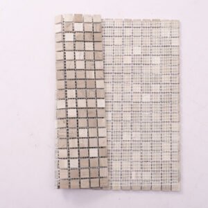 Marmormosaikfliesen – Quadrate, für Böden
