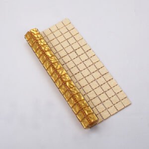 Mosaico de vidrio – dorado, cuadrado, brillante, para pared — BJ-33444DBF773B