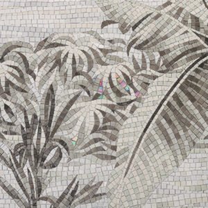 personalizzato albero di cocco vetro fatto a mano modello arte piastrelle del mosaico