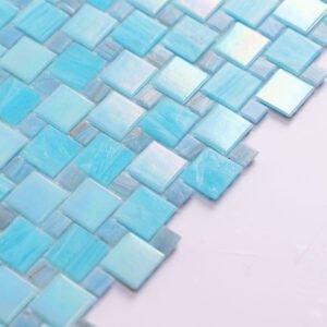 Glasmosaikfliesen – Himmelblau – BJ-943F6149D077