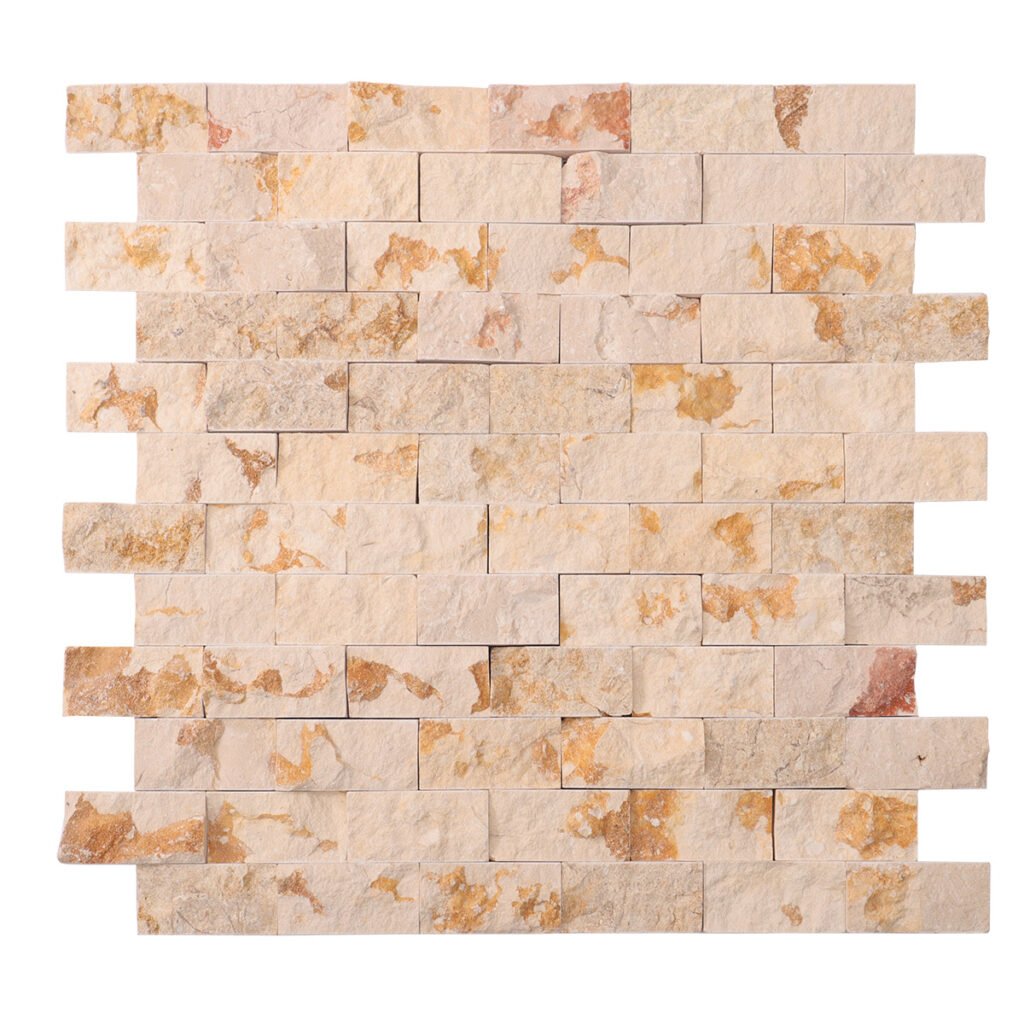 Steinmosaikfliesen Crema Marfil