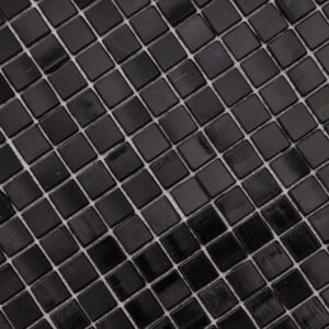 Piastrelle a mosaico in vetro – nero – BJ-78272146F80F