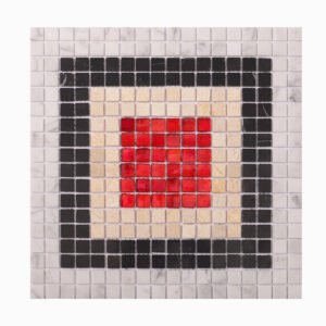 Stone and Glass Pixel Mosaic Wall and Floor Tiles-BJTiles