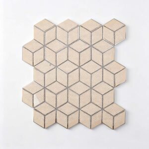 Piastrelle a mosaico in alluminio – a cubi, a motivi geometrici, 3D, per pareti
