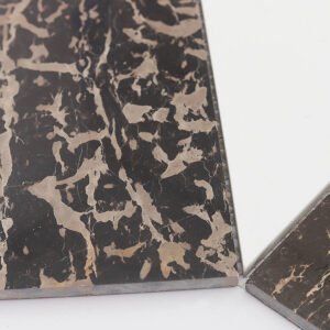 Piastrelle a mosaico in marmo – bianco / marrone, quadrato, ottagonale