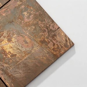 Piastrelle a mosaico – rame, quadrato, grande formato, per pareti