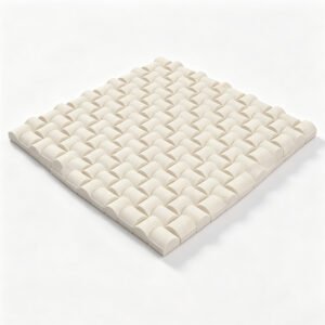 Mosaïque en pierre naturelle – crème, carré, 3D, pour mur
