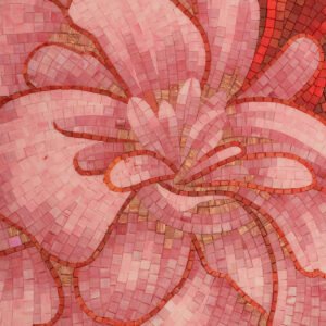 Manifattura floreale incastro del mosaico di vetro per la decorazione della parete