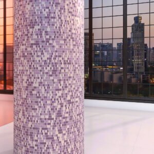 Mosaico de vidrio – morado, para pared — BJ-508CA6EAFE92