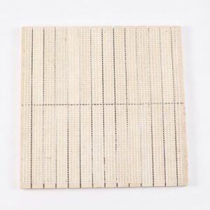 Mosaïque en travertin – beige, cannelé, pour crédence — BJ-DB5AE26FFB8B
