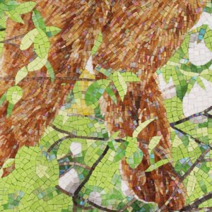 Panneau mural en mosaïque — BJ-4C3D93391741