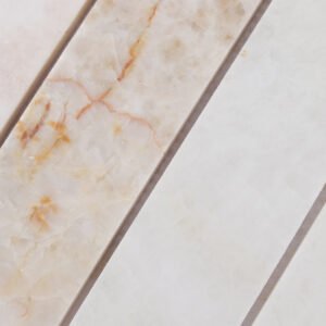 Mosaïque en marbre – crème, linéaire