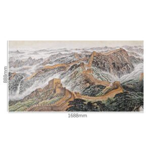Panorama-Mosaikbild – Chinesische Mauer
