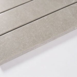 Piastrelle a mosaico in marmo – grigio chiaro / grigio, lineare, per pareti