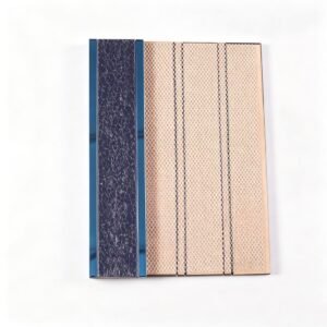 Piastrelle a mosaico in acciaio inossidabile – blu navy / blu, lineare, per paraschizzi