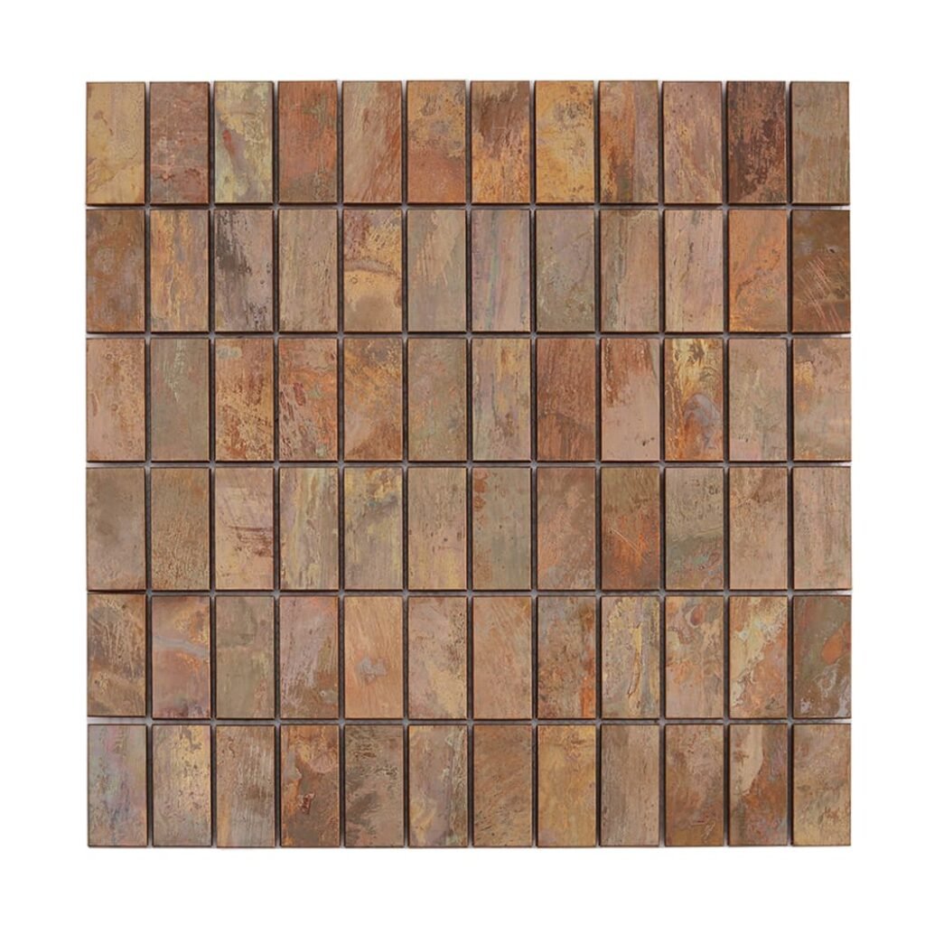 Piastrelle a mosaico – rame, rettangolare, per pareti – BJ-575D3B52014B