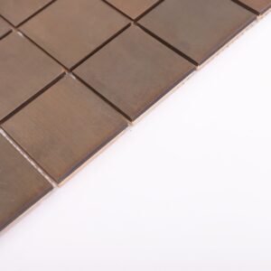 Mosaïque en métal – cuivre, carré — BJ-DE1F2BD3F8CC