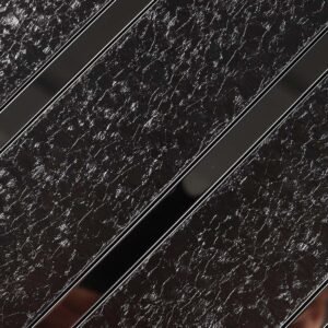 Mosaico metálico – negro, para ducha — BJ-11F0BF946BED