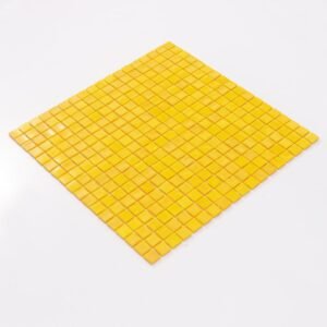 Glasmosaikfliesen – Gelb, Quadrate, für Fliesenspiegel – BJ-882A06A6ED93