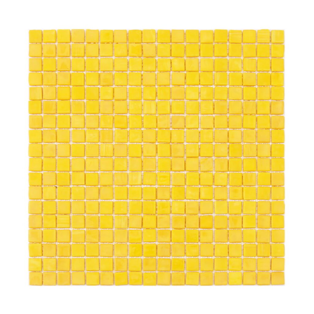 Glasmosaikfliesen – Gelb, Quadrate, für Fliesenspiegel – BJ-882A06A6ED93